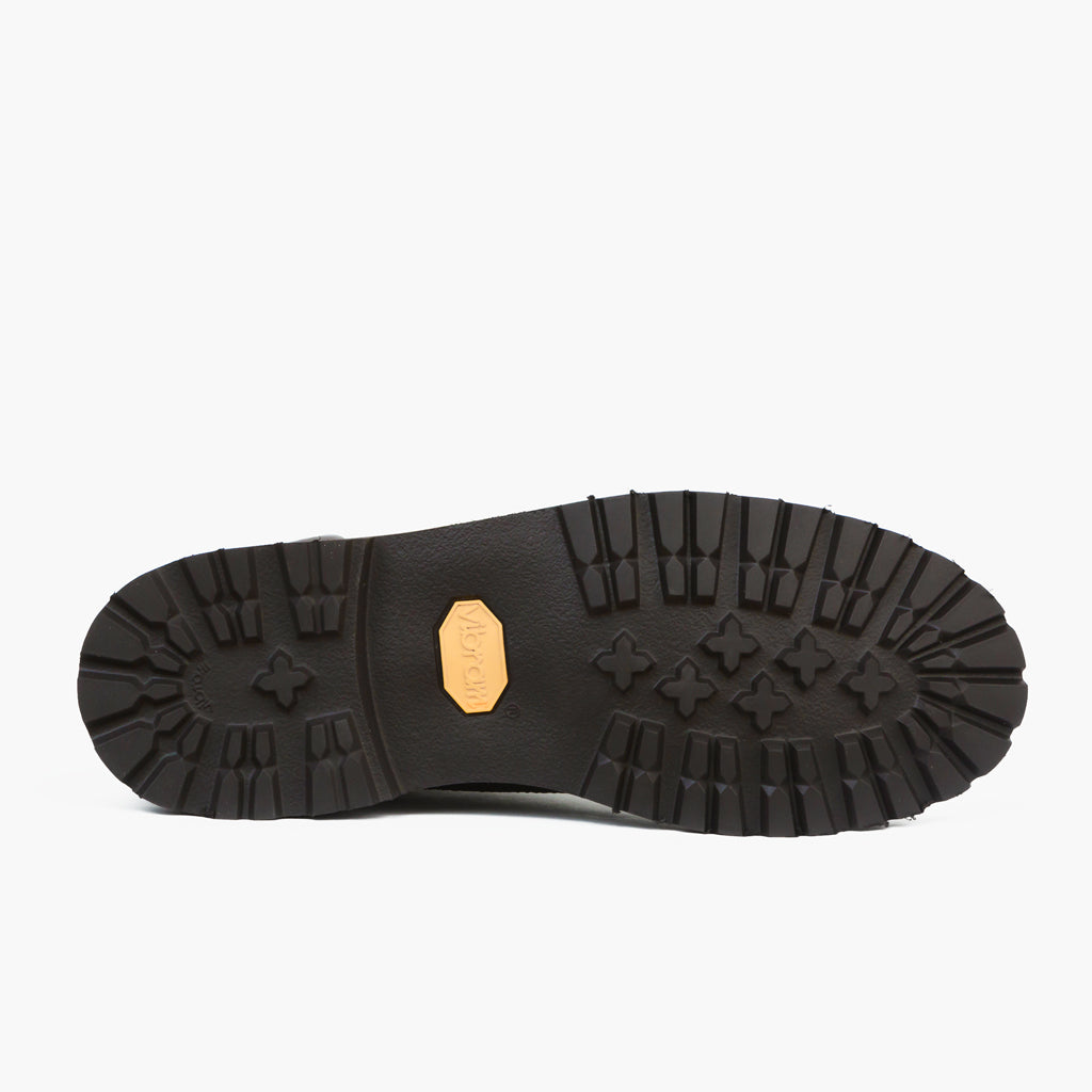 High-Traction Rubber Outsole & Lug Tread Pattern on Explorer Dark Olive Suede Leather Boots
