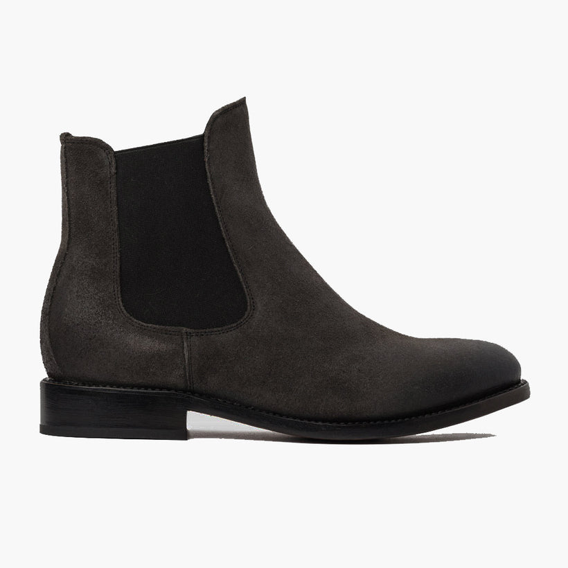 Cavalier Shadow Grey Leather Boots Męska