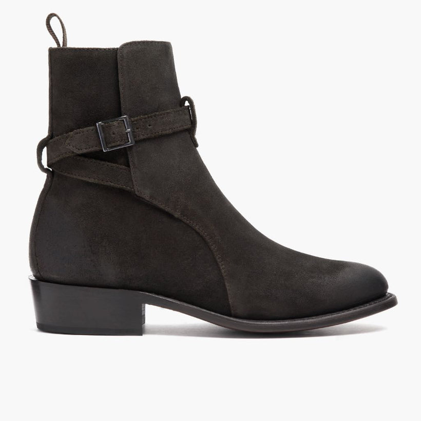 Rogue Dark Olive Suede Leather Boots Męska