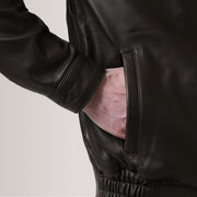 Alfred Skórzana Kurtka Bomberka Męska – alternate product view 6