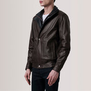 Alfred Skórzana Kurtka Bomberka Męska – alternate product view 3