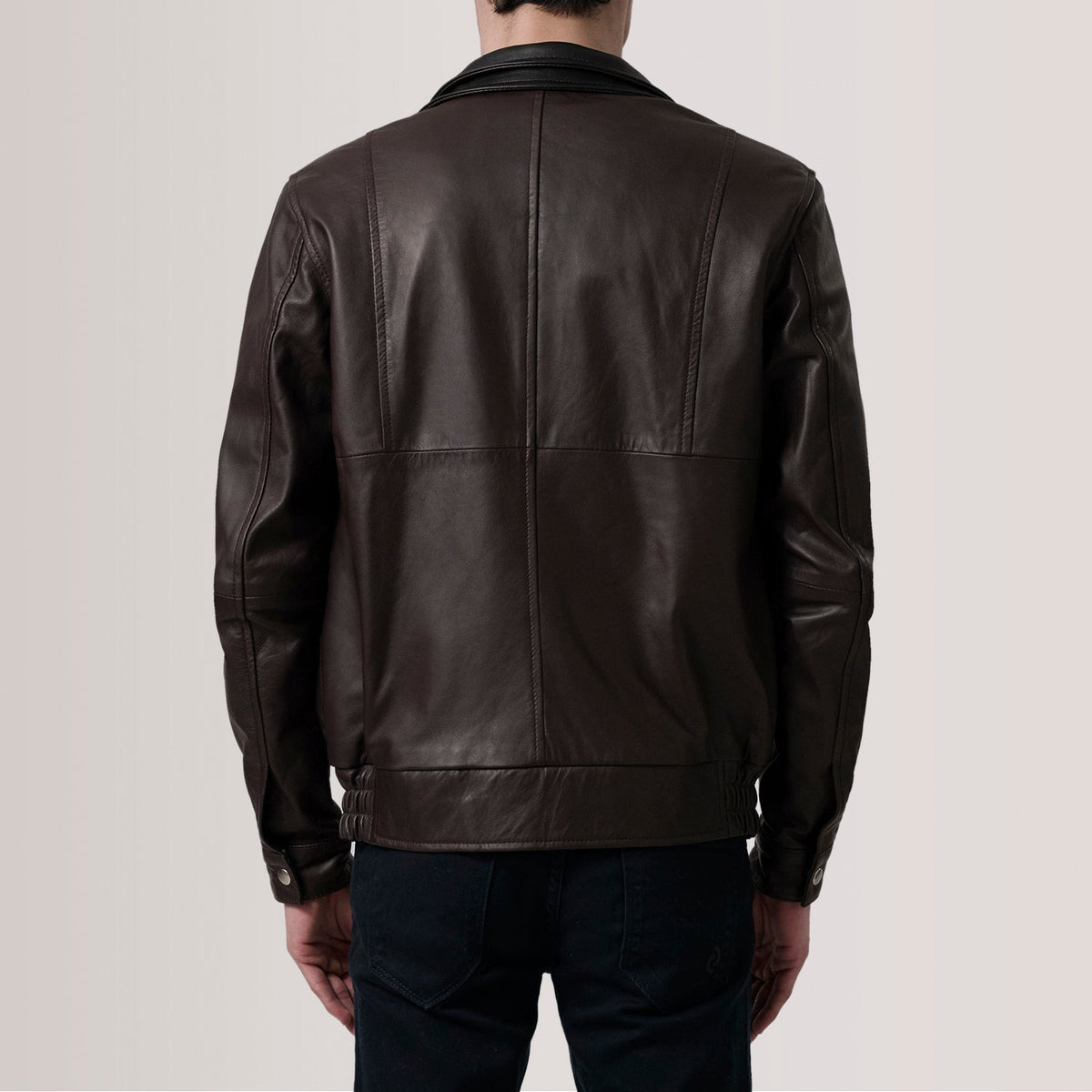 Alfred Skórzana Kurtka Bomberka Męska – alternate product view 5