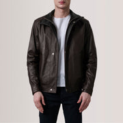 Alfred Skórzana Kurtka Bomberka Męska – alternate product view 6