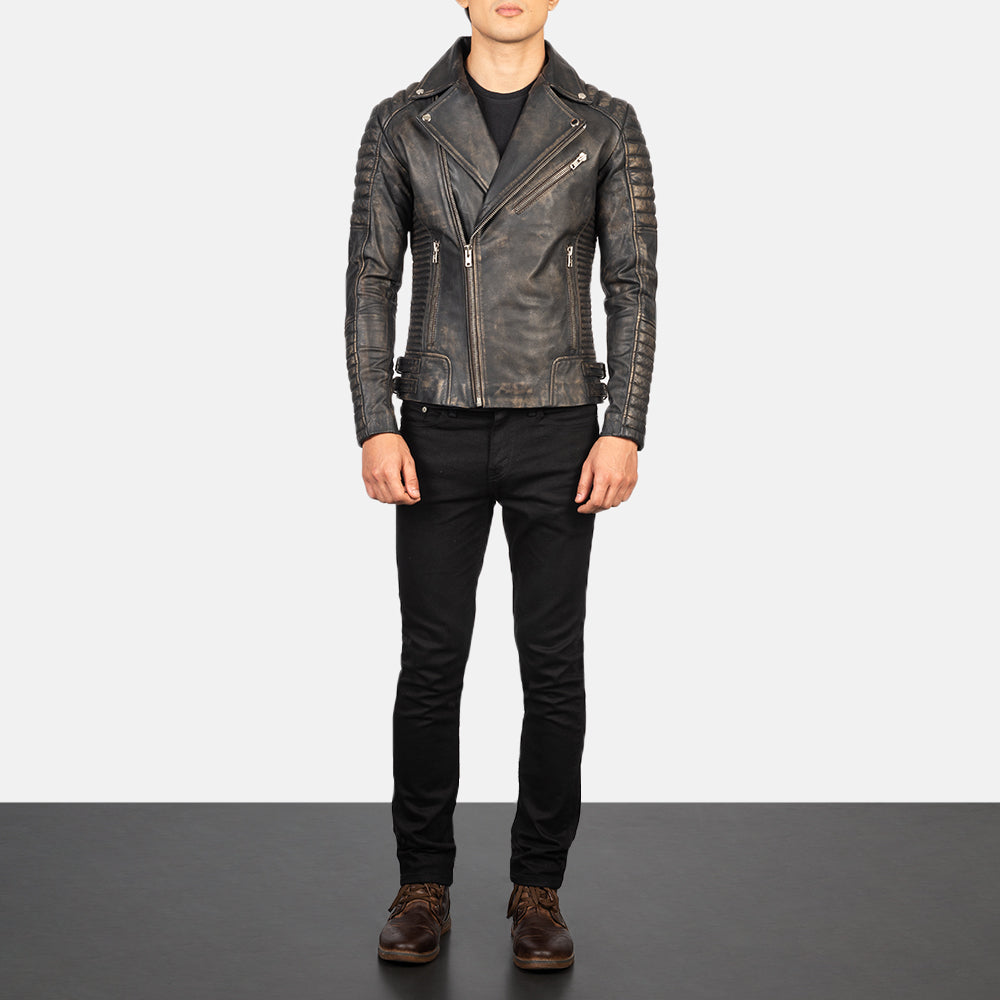 Armand Green Skórzana Ramoneska Męska – alternate product view 4