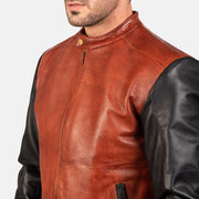 Avan Skórzana Kurtka Bomberka Męska – alternate product view 6