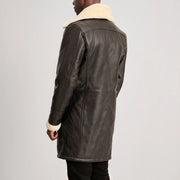 
Charles Skórzany Płaszcz Brązowy Shearling Skórzany Płaszcz Męska – alternate product view 5