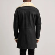
Charles Skórzany Płaszcz Brązowy Shearling Skórzany Płaszcz Męska – alternate product view 5