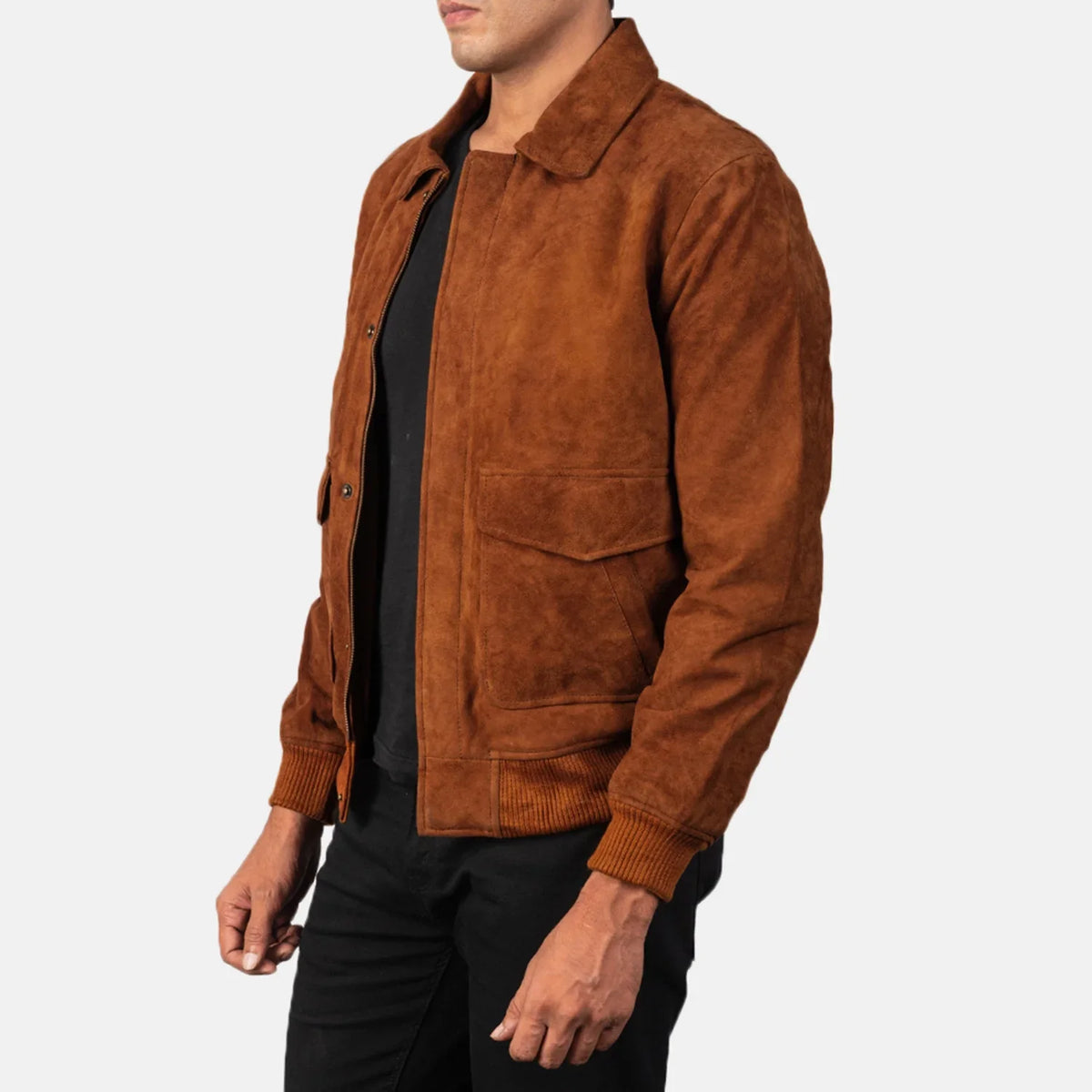 Coffmen Skórzana Kurtka Bomberka Męska – alternate product view 2
