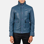 Columbus Skórzana Kurtka Bomberka Męska – alternate product view 4