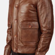 Columbus Skórzana Kurtka Bomberka Męska – alternate product view 6
