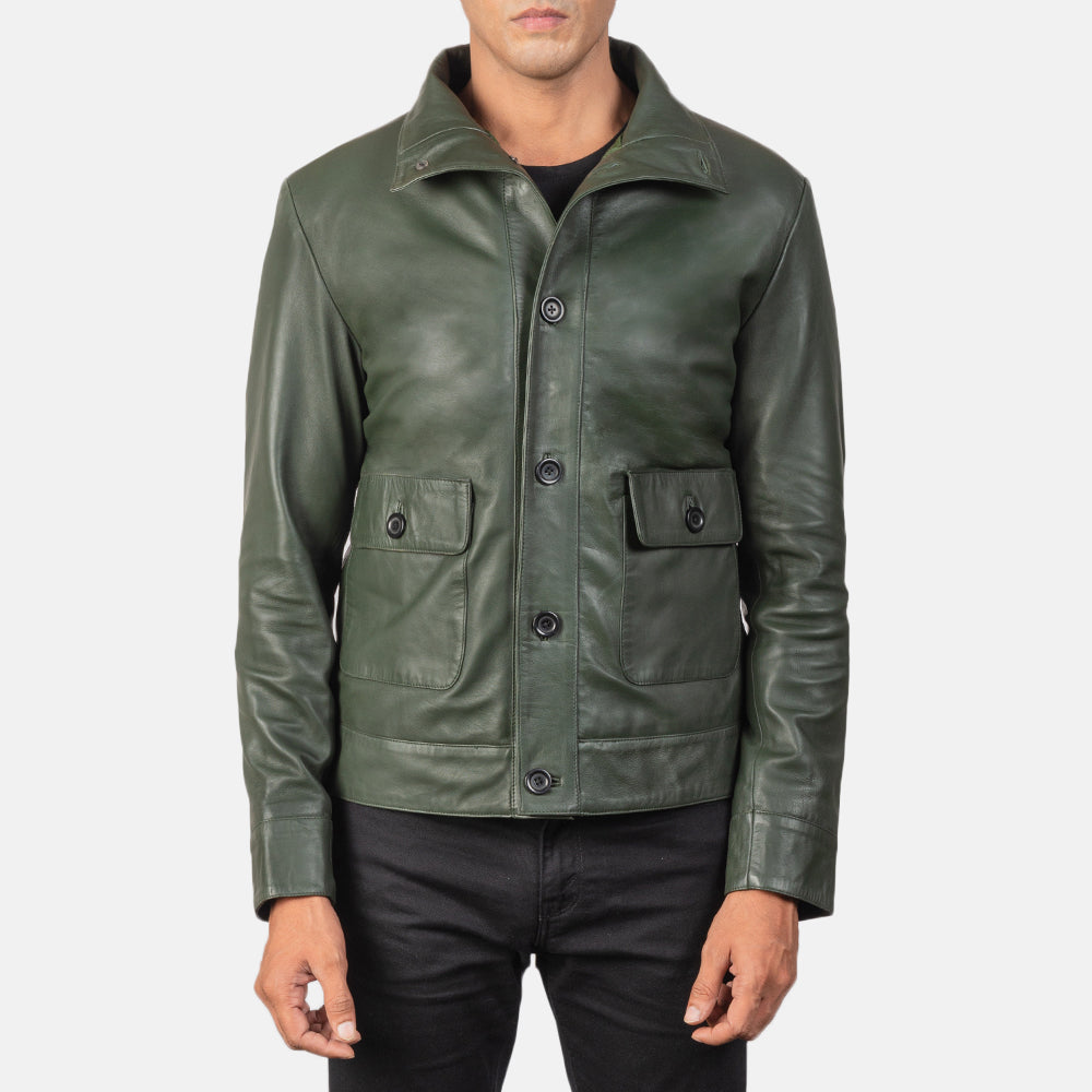 Columbus Skórzana Kurtka Bomberka Męska – alternate product view 1