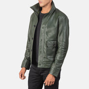 Columbus Skórzana Kurtka Bomberka Męska – alternate product view 2