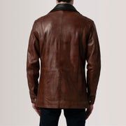 Connor Skórzany Płaszcz Męska – alternate product view 4