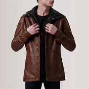 Connor Skórzany Płaszcz Męska – alternate product view 5