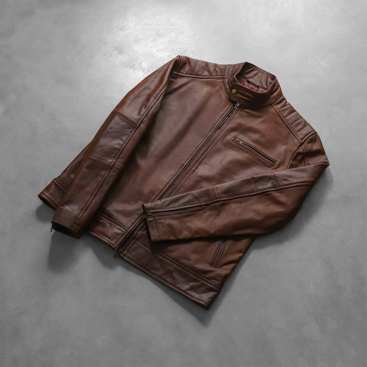 Dean Czarna Skórzana Ramoneska Męska – alternate product view 7
