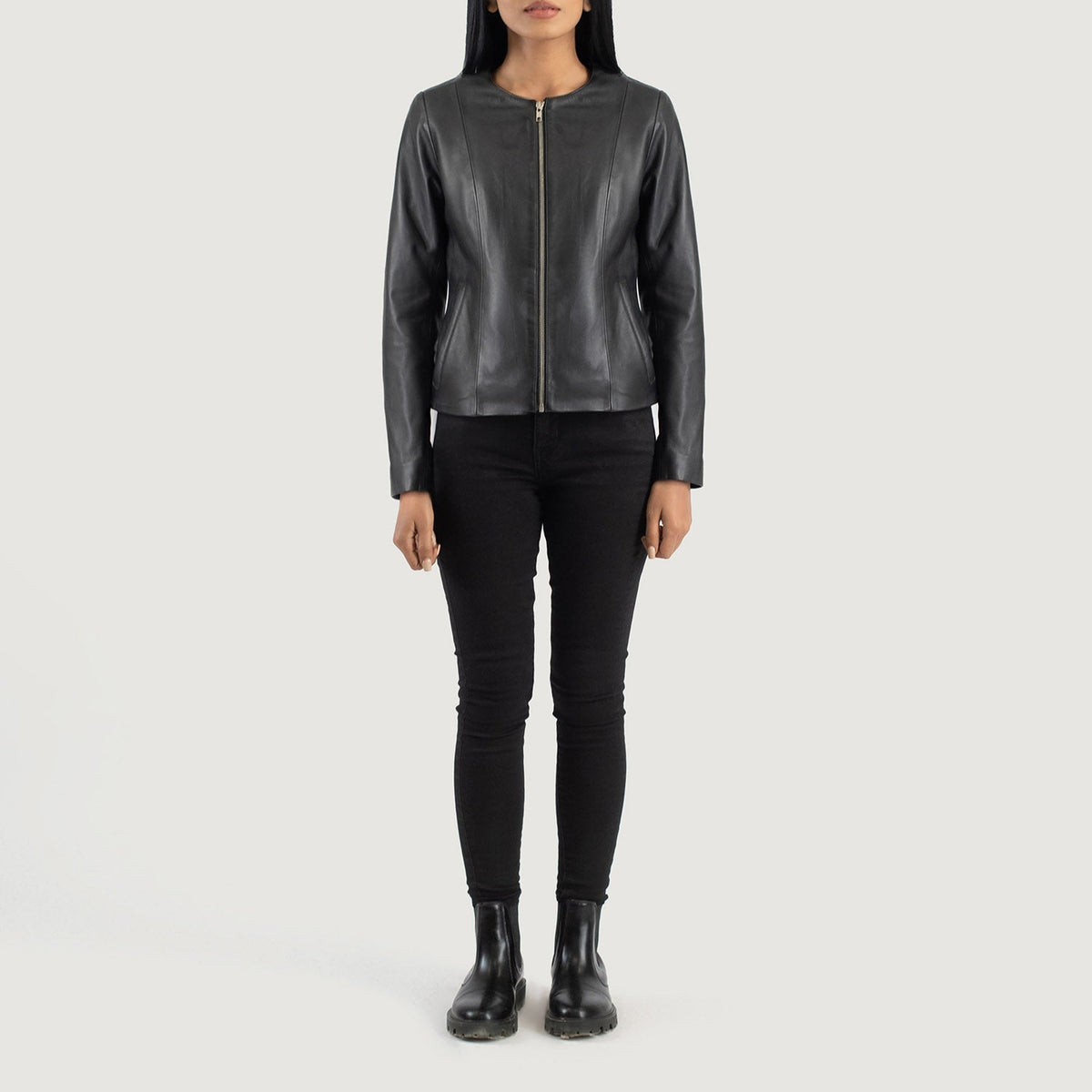 
Elixir Collarless Kurtka Skórzana Damska – alternate product view 3