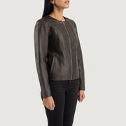 
Elixir Collarless Kurtka Skórzana Damska – alternate product view 2