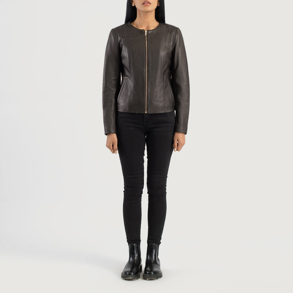 
Elixir Collarless Kurtka Skórzana Damska – alternate product view 3