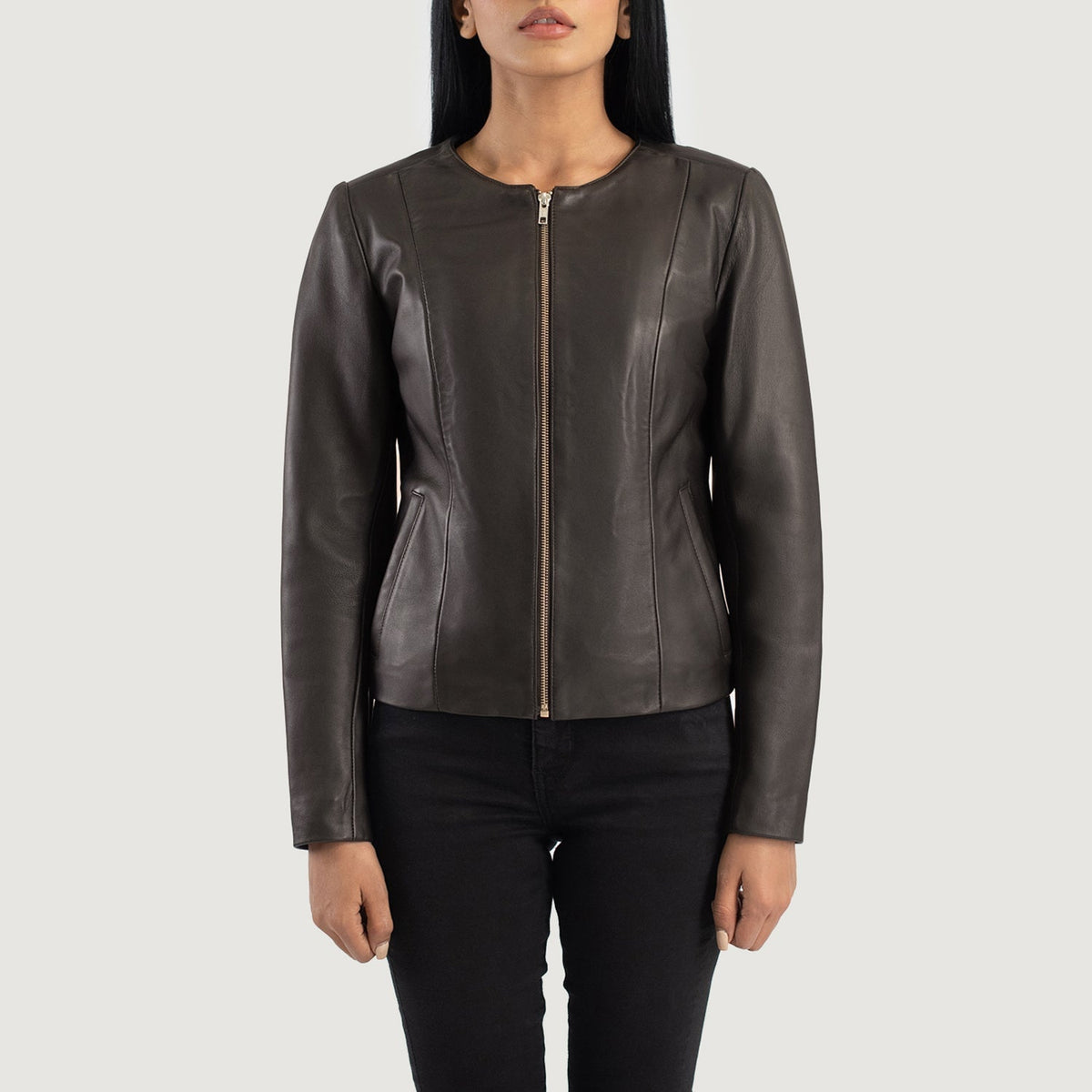 
Elixir Collarless Kurtka Skórzana Damska – alternate product view 4