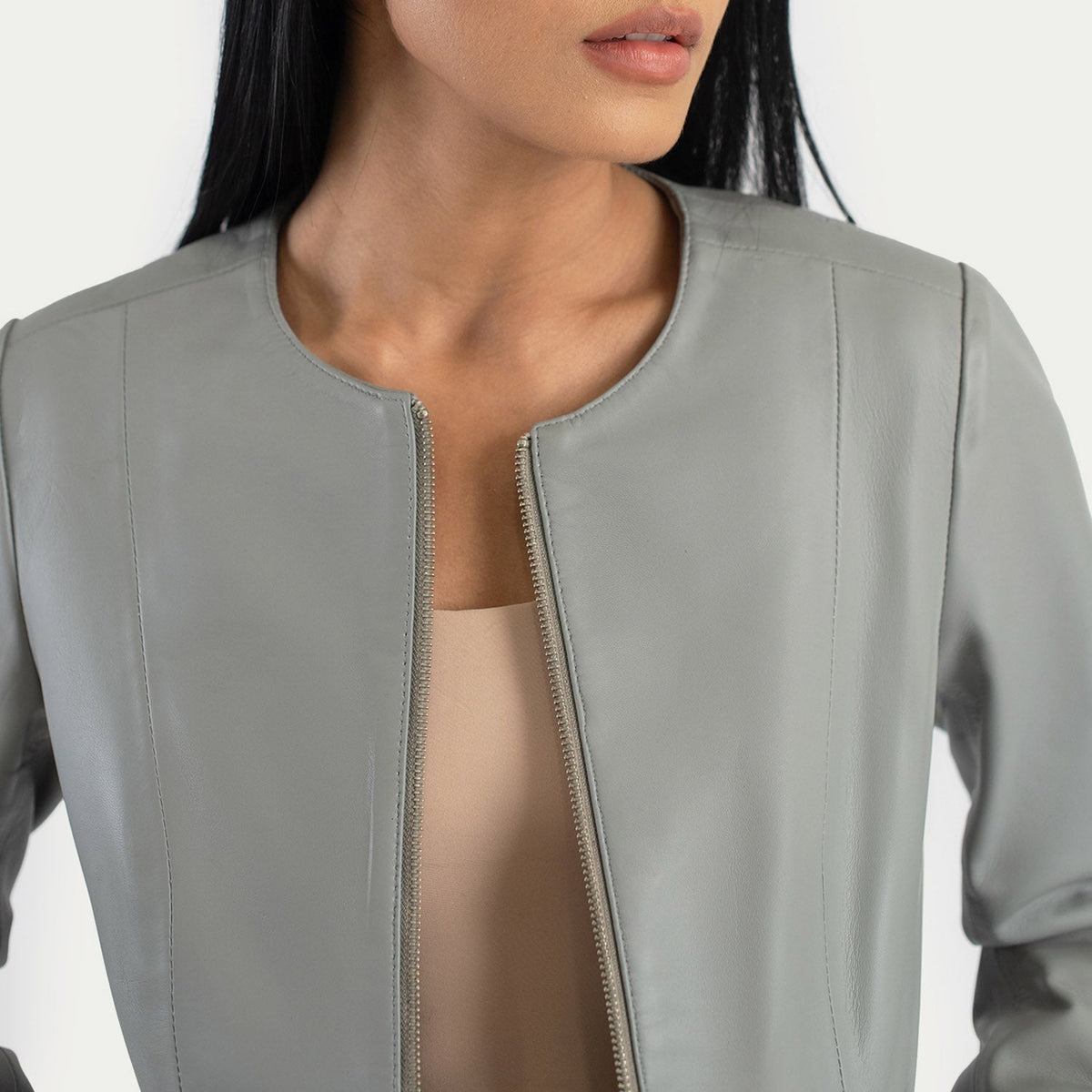 
Elixir Collarless Kurtka Skórzana Damska – alternate product view 5