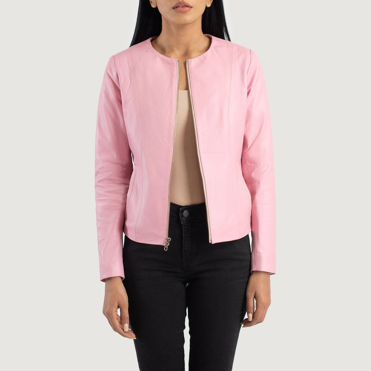 
Elixir Collarless Kurtka Skórzana Damska – alternate product view 1