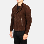 Faisor Mocha Skórzana Ramoneska Męska – alternate product view 2