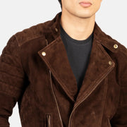 Faisor Mocha Skórzana Ramoneska Męska – alternate product view 6