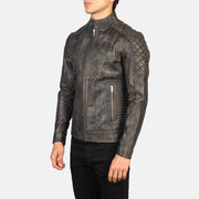 Fernando Quilted Skórzana Ramoneska Męska – alternate product view 2