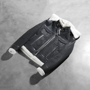 Fiona Hooded Kożuch Skórzany Damska – alternate product view 8