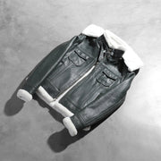 Fiona Hooded Kożuch Skórzany Damska – alternate product view 7