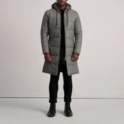 
Floyd Skórzany Płaszcz Jasnobrązowy Puffer Kurtka Skórzana Męska – alternate product view 3
