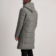 
Floyd Skórzany Płaszcz Jasnobrązowy Puffer Kurtka Skórzana Męska – alternate product view 5