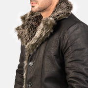 Furlong Skórzany Płaszcz Beige Skórzany Płaszcz Męska – alternate product view 6