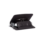 Glasses Case Maplewood Damska in Classic 100% Full-Grain Leather - Front Profile View &amp; Tailored Silhouette | Buy Online