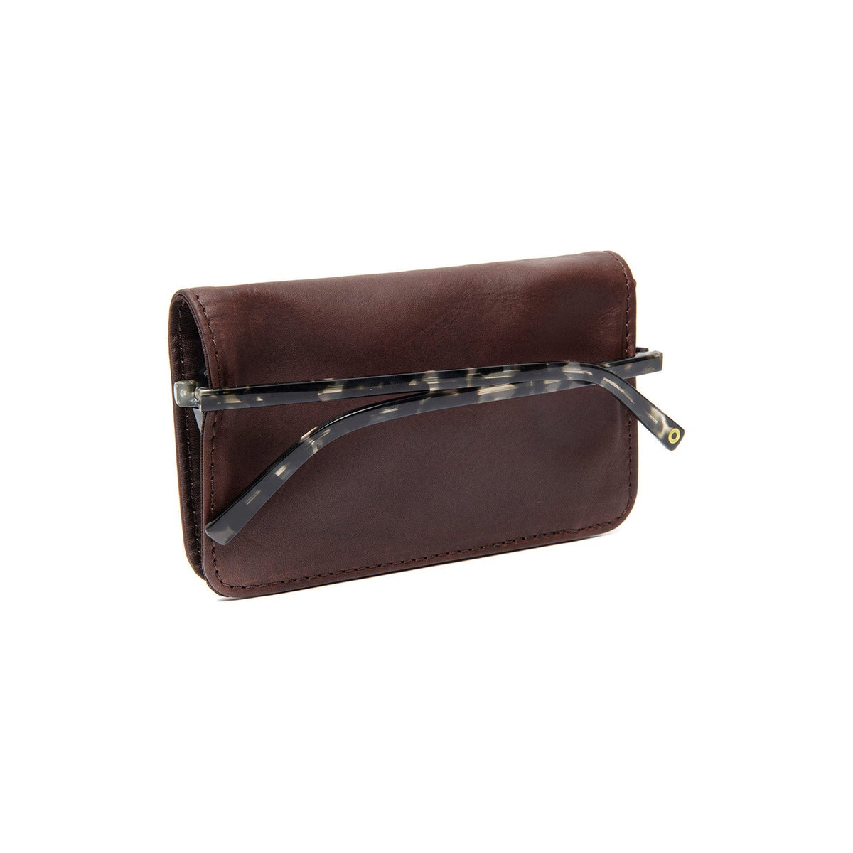 Brown Glasses Case Maplewood Damska, detail view 6