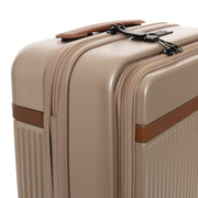 
Tailored Rib Cuffs & Hem Craftsmanship Construction Detail on Hand Luggage Suitcase Front Pocket Zuna Damska Damska