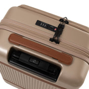 
Zdjęcie na sylwetce:  Hand Luggage Suitcase Front Pocket Zuna Damska Damska na modelu w naturalnym świetle dziennym