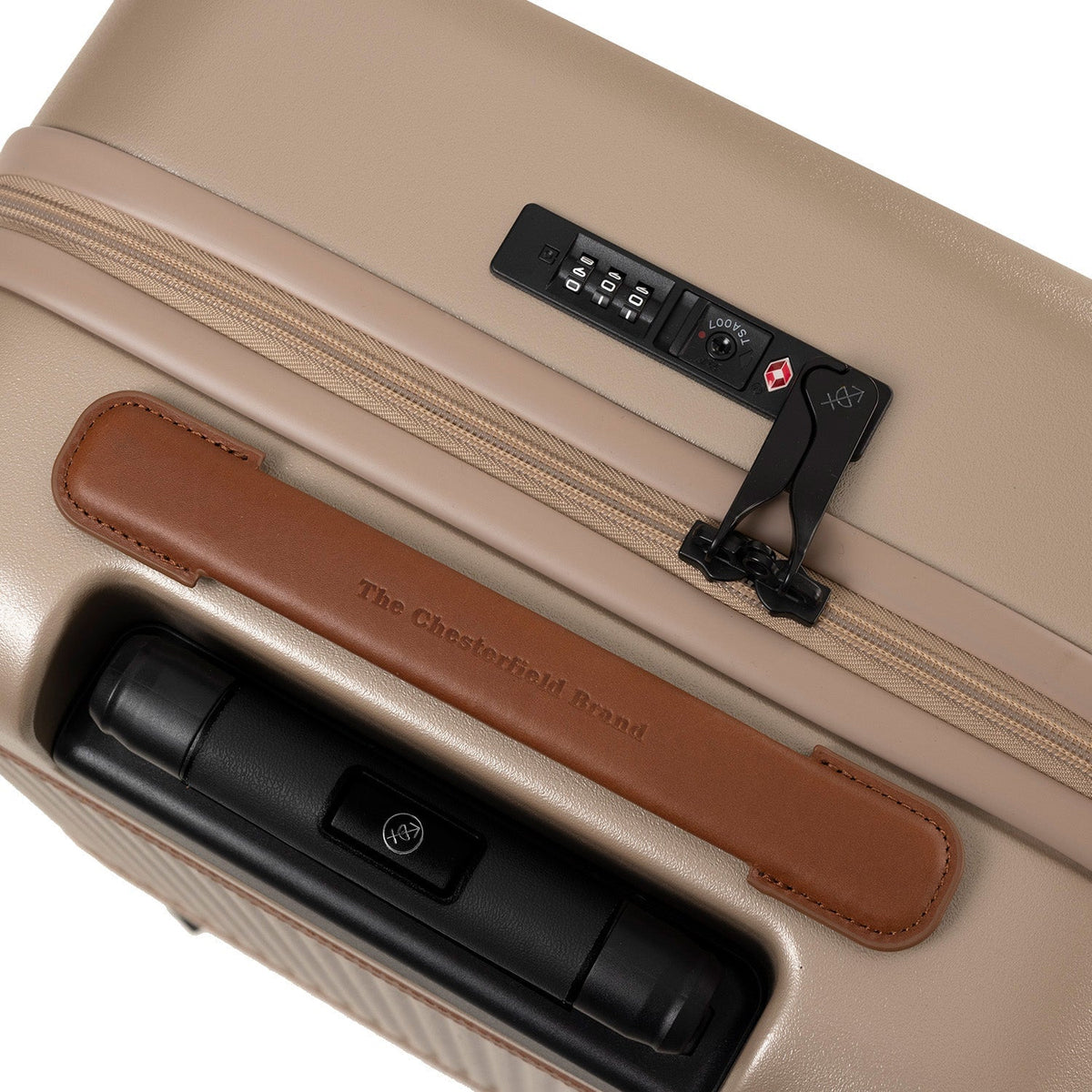 
Tailored Rib Cuffs & Hem Craftsmanship Construction Detail on Hand Luggage Suitcase Zuna Damska Damska