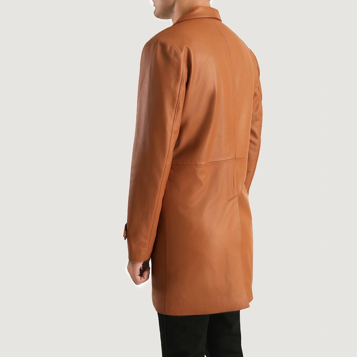 Infinity Skórzany Płaszcz Męska – alternate product view 5