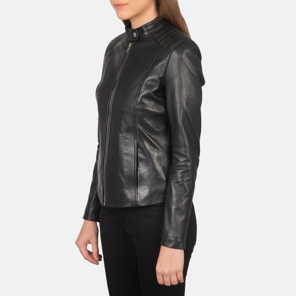 Kelsee Skórzana Ramoneska Damska – alternate product view 2
