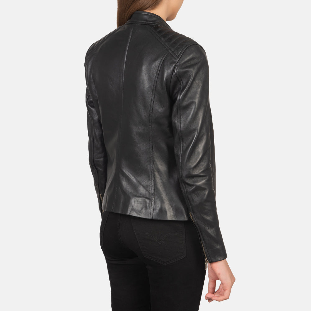 Kelsee Skórzana Ramoneska Damska – alternate product view 5