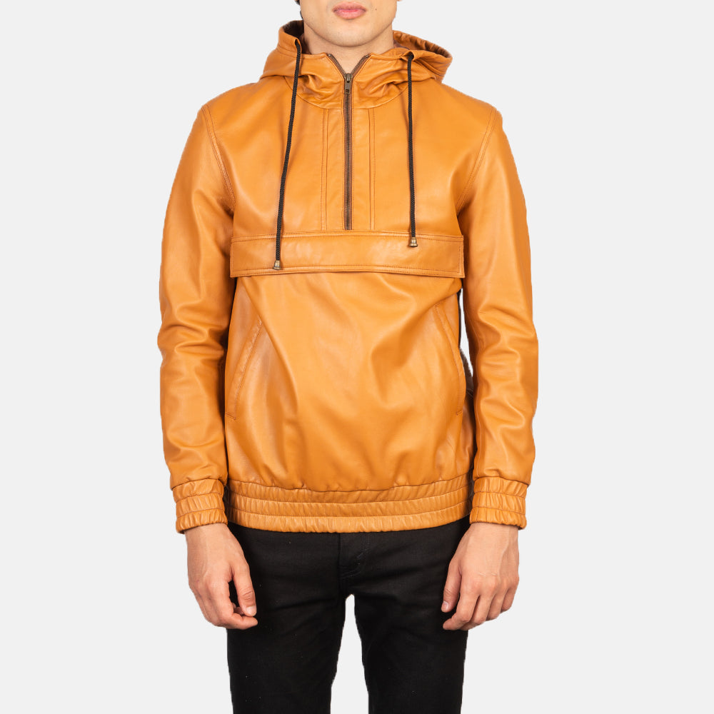 Kenton Hooded Kurtka Skórzana Męska – alternate product view 1