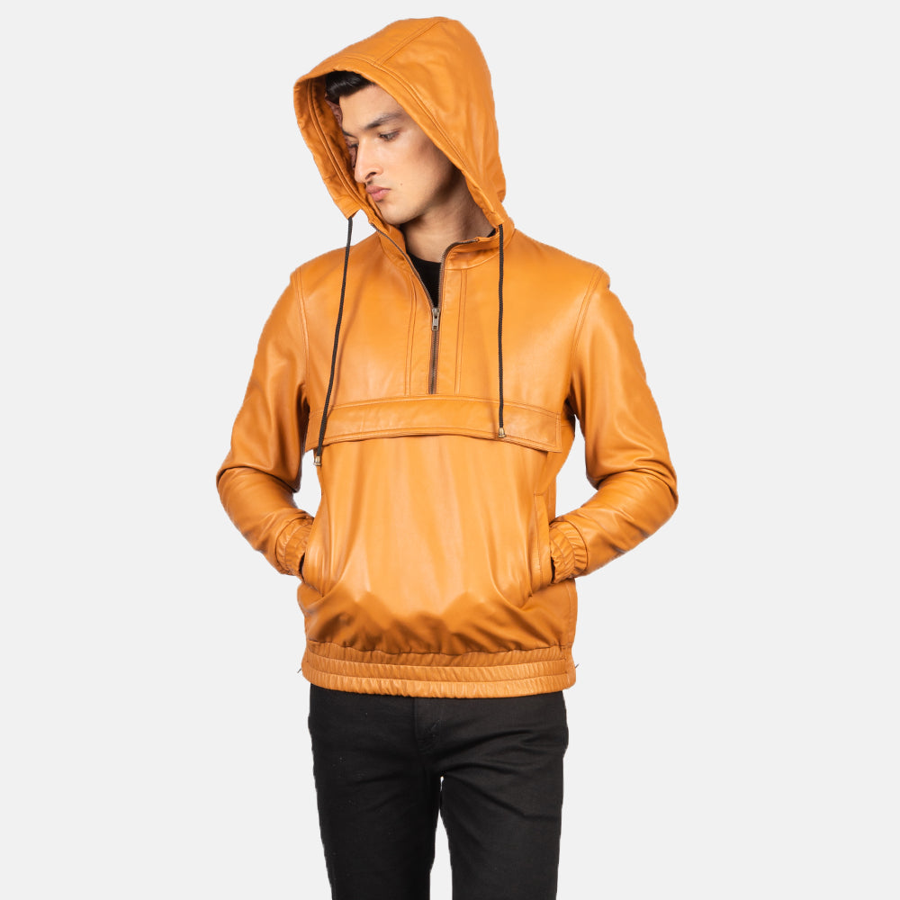 Kenton Hooded Kurtka Skórzana Męska – alternate product view 4