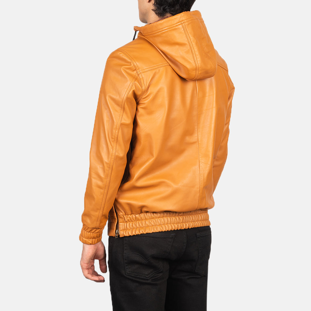 Kenton Hooded Kurtka Skórzana Męska – alternate product view 5