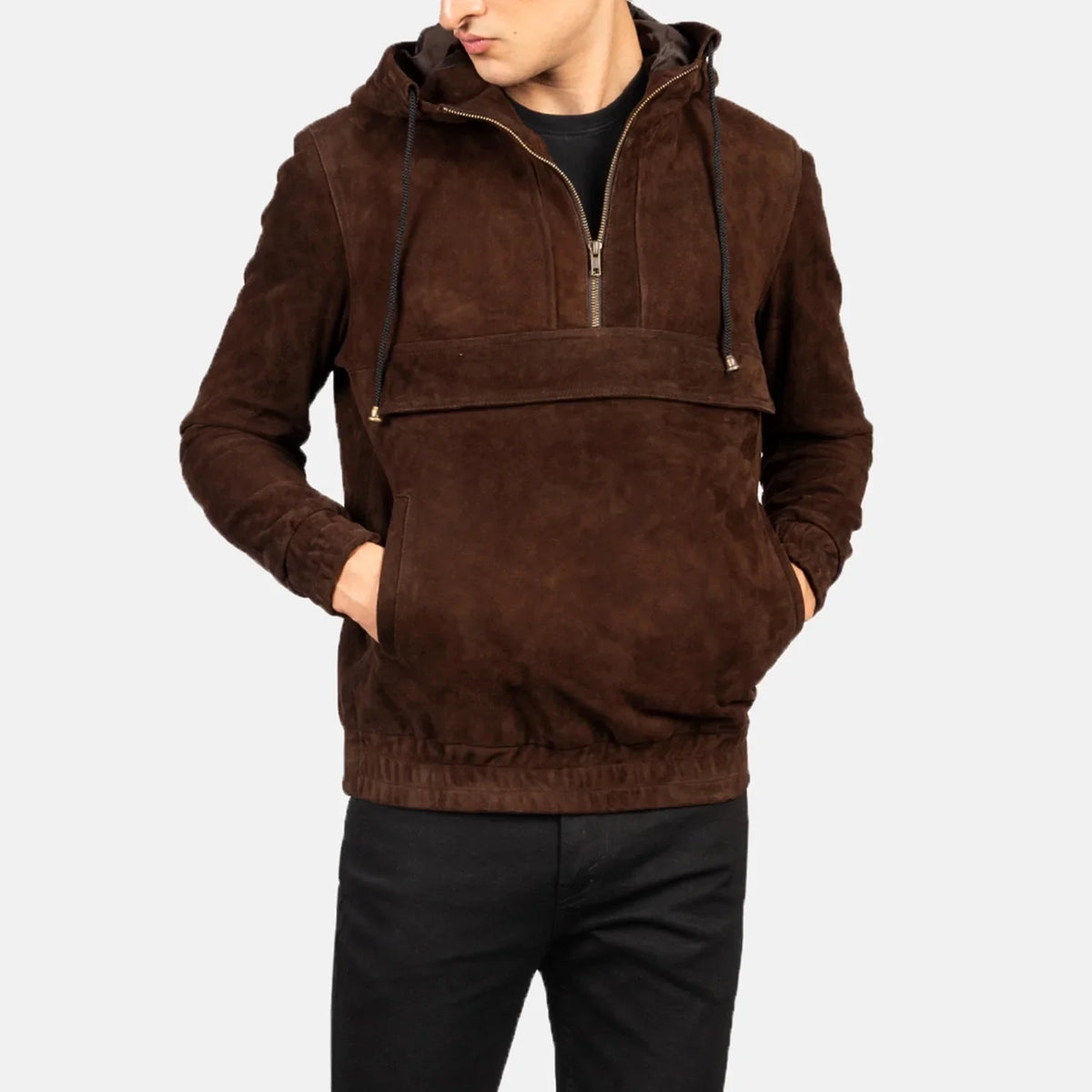 Kenton Hooded Kurtka Skórzana Męska – alternate product view 1