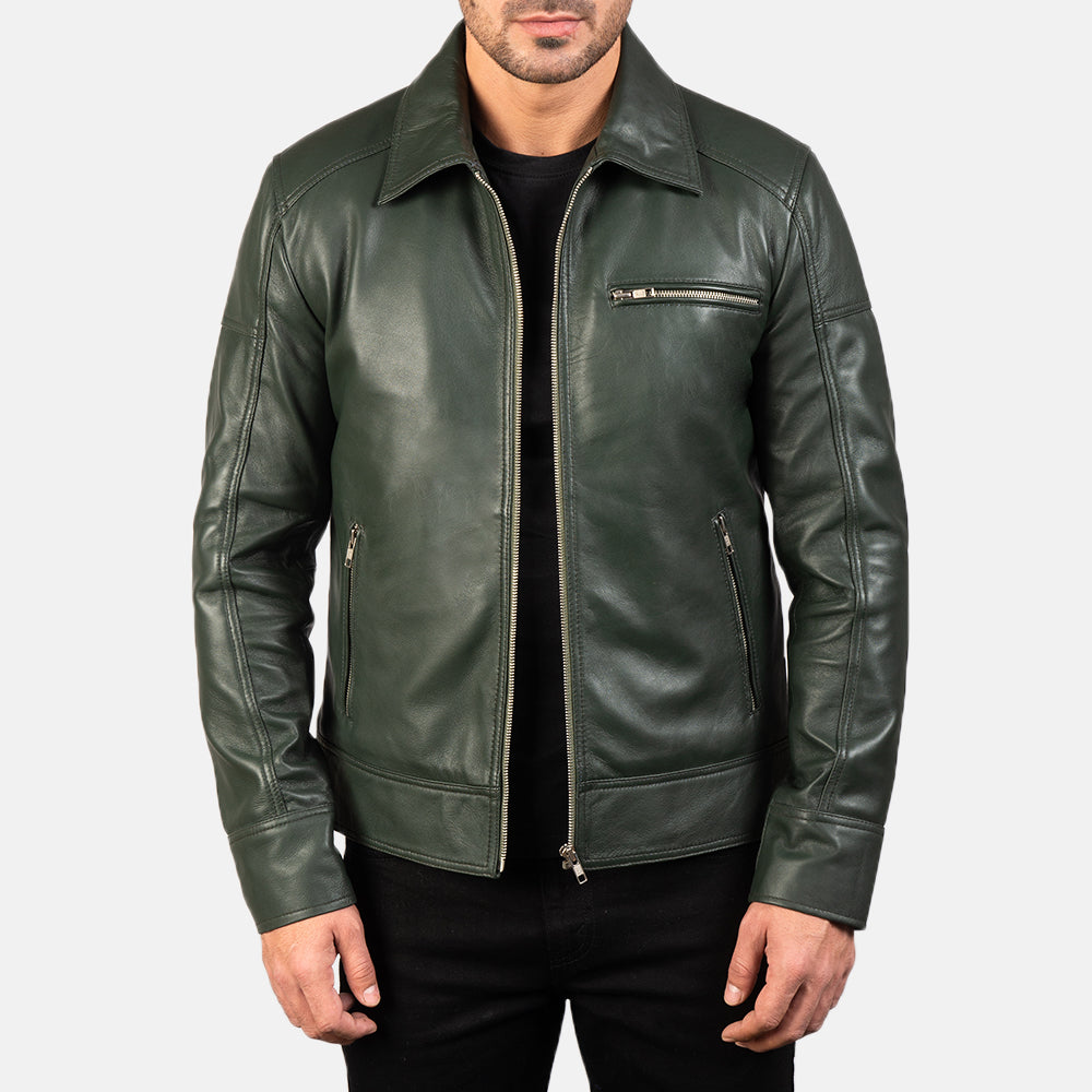 Lavendard Skórzana Ramoneska Męska – alternate product view 1