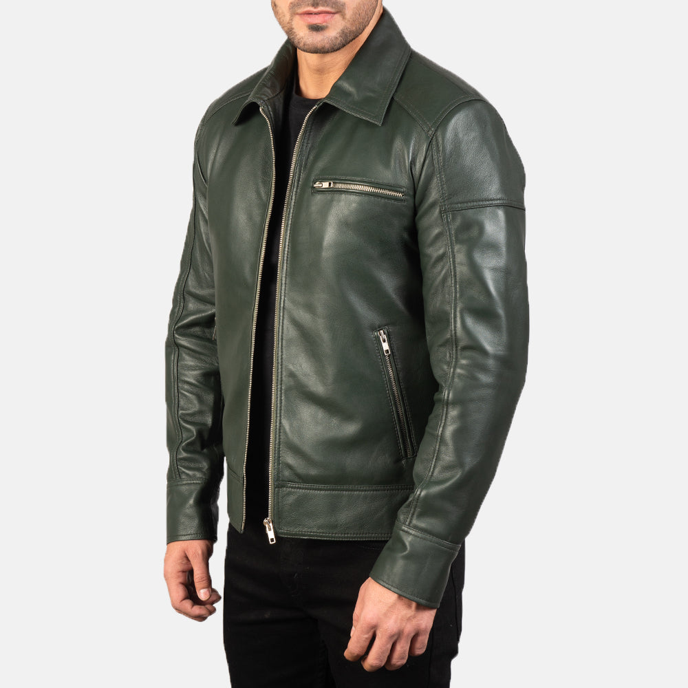 Lavendard Skórzana Ramoneska Męska – alternate product view 2