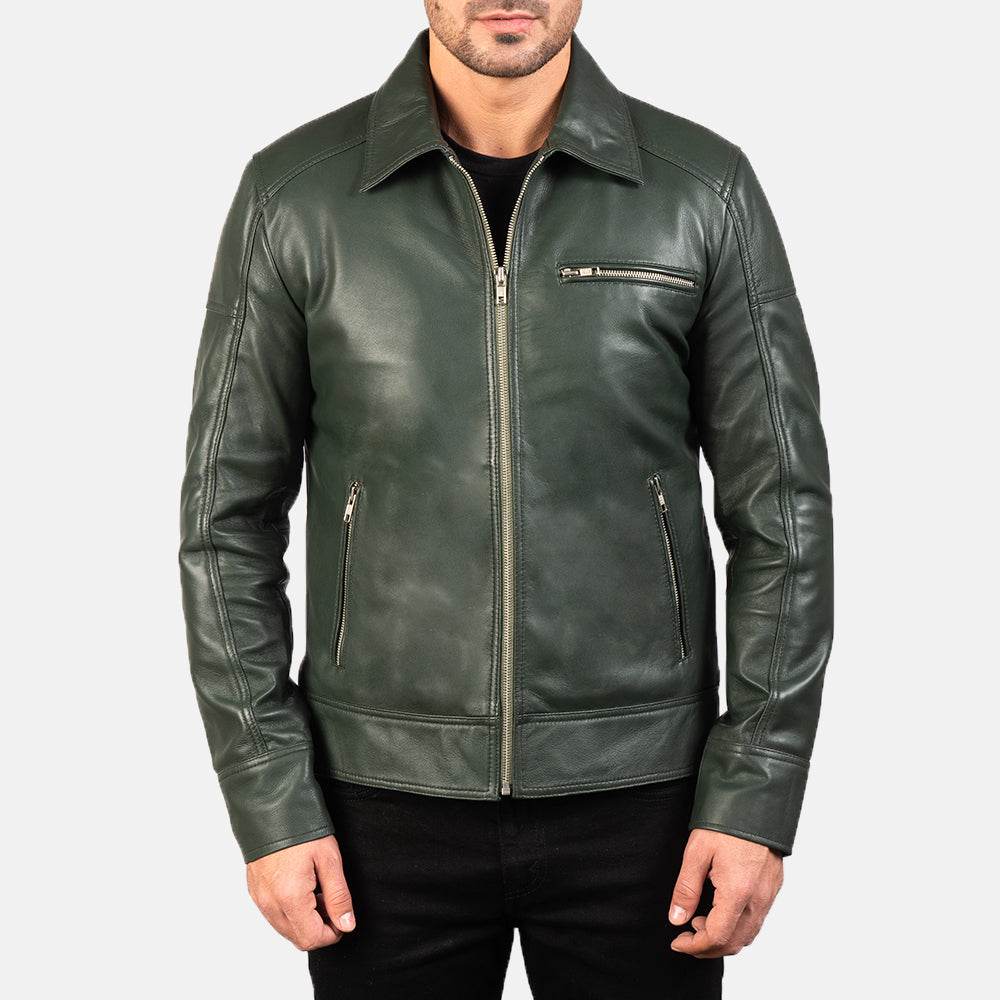 Lavendard Skórzana Ramoneska Męska – alternate product view 3