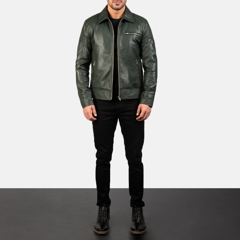 Lavendard Skórzana Ramoneska Męska – alternate product view 4