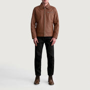 Lavendard Skórzana Ramoneska Męska – alternate product view 4